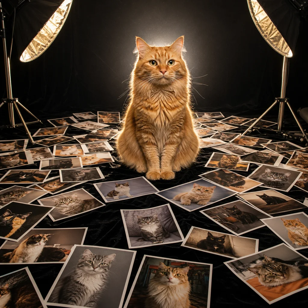 Спрашиваю у Midjourney: «кот»